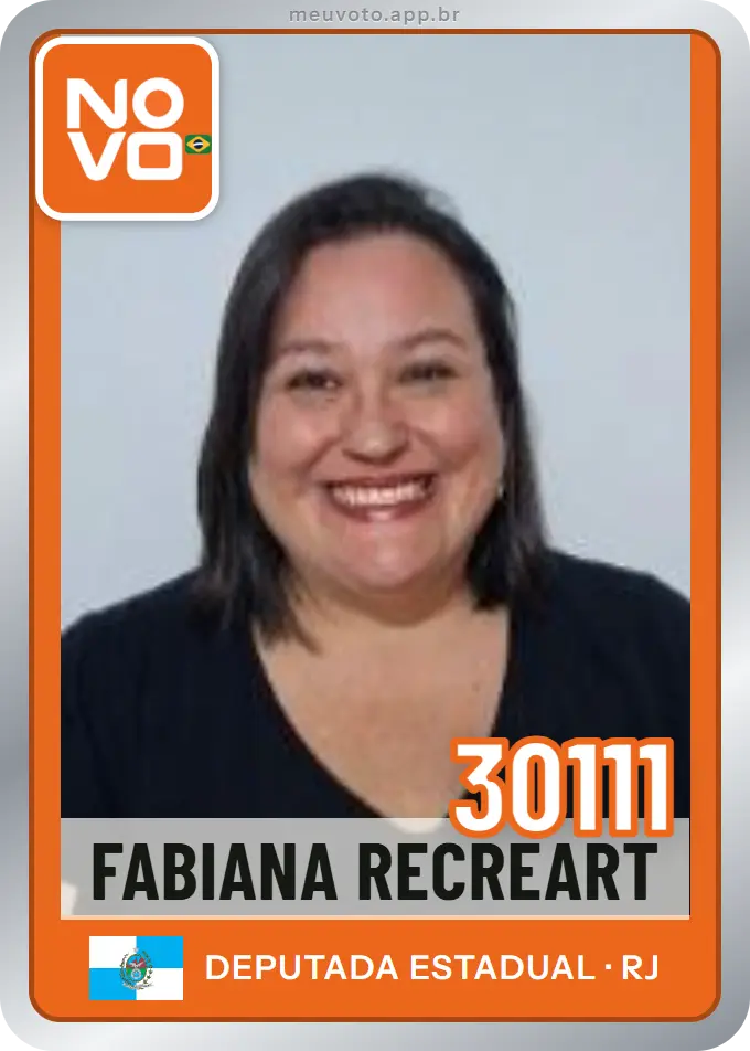 Carta de Fabiana Recreart, número 30111, Novo