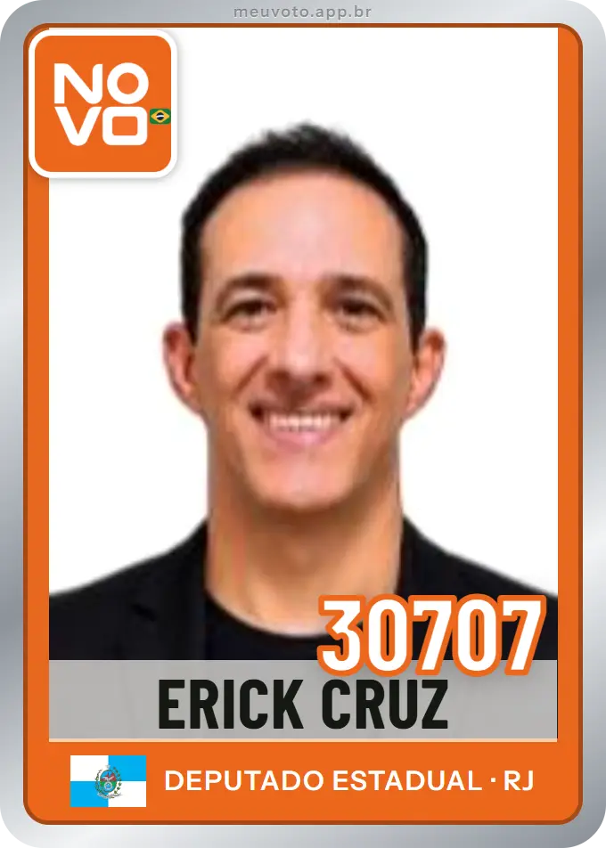 Carta de Erick Cruz, número 30707, Novo