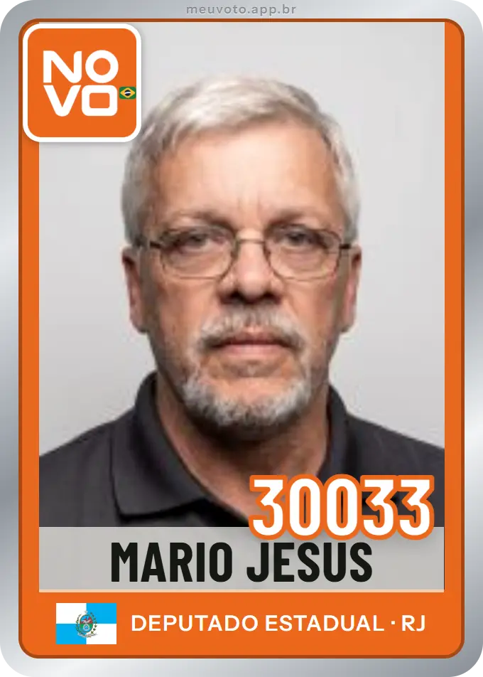 Carta de Mario Jesus, número 30033, Novo