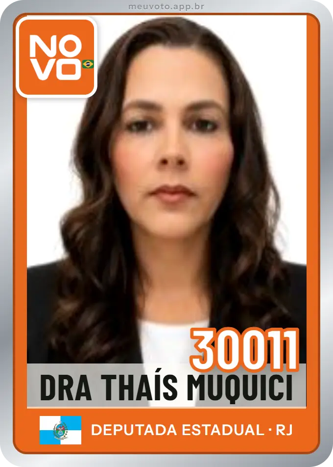 Carta de Dra Thaís Muquici, número 30011, Novo