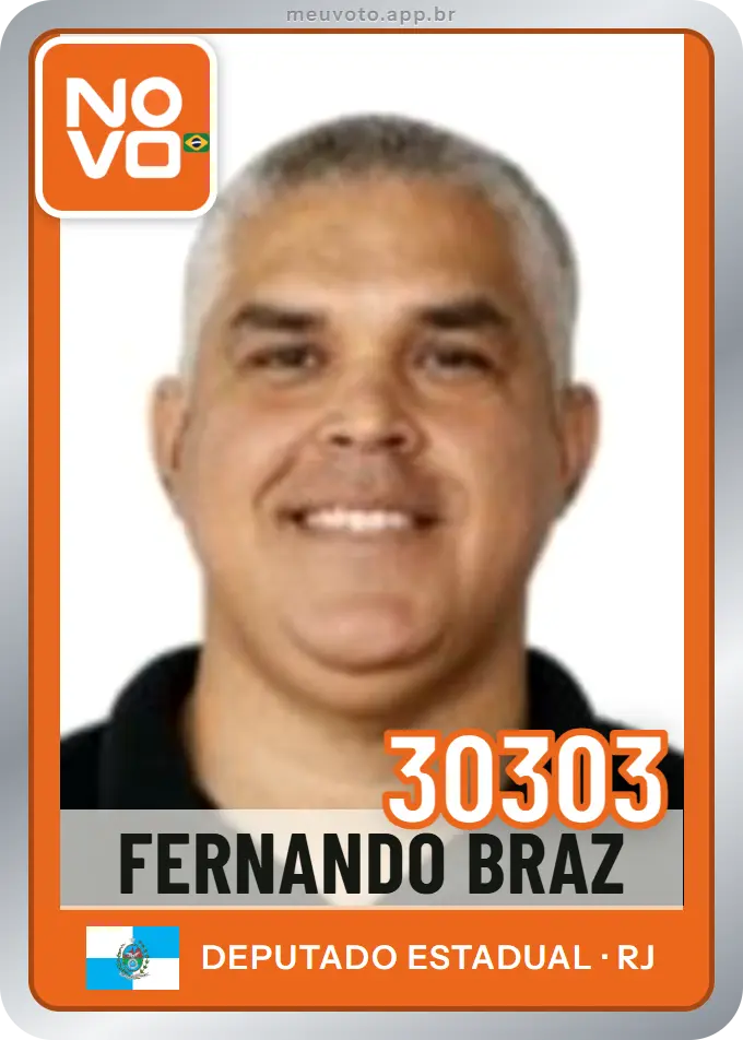 Carta de Fernando Braz, número 30303, Novo