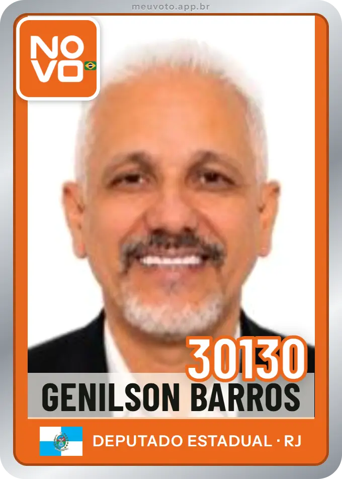 Carta de Genilson Barros, número 30130, Novo