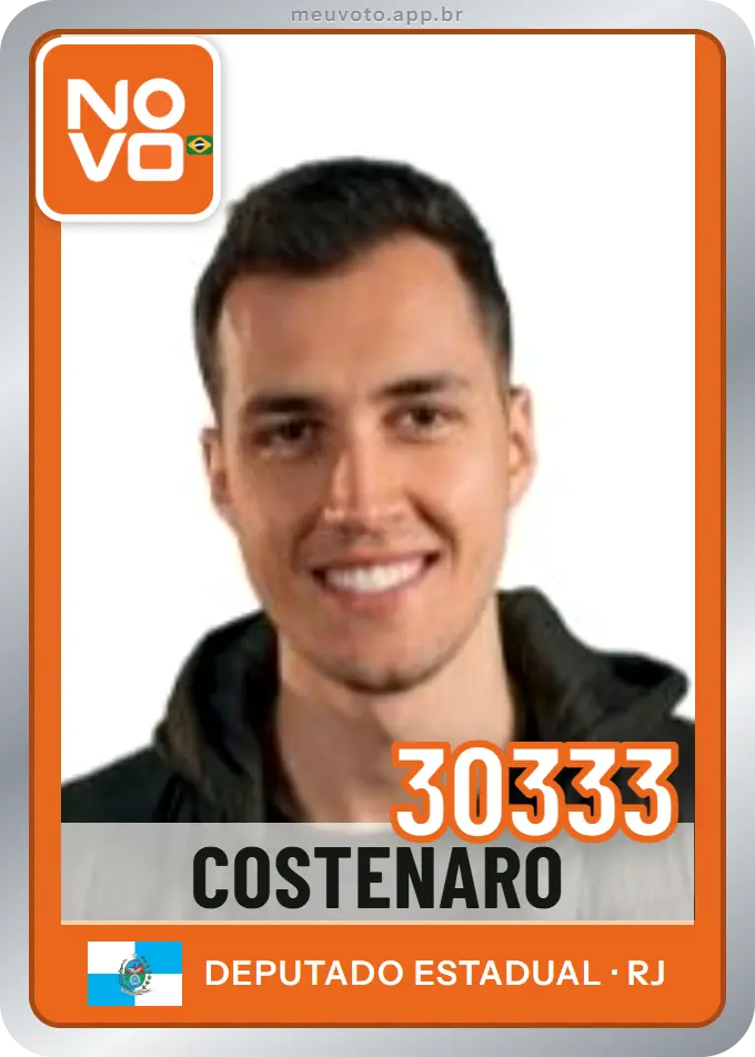 Carta de Costenaro, número 30333, Novo