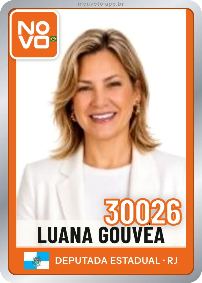 Carta de Luana Gouvêa, número 30026, Novo