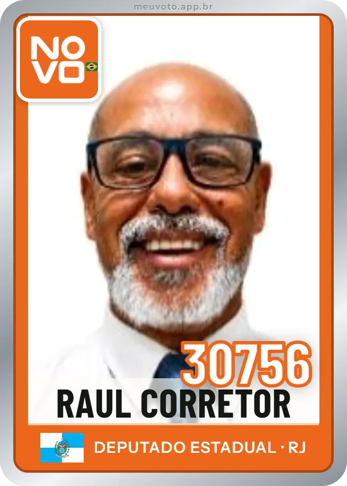 Carta de Raul Corretor, número 30756, Novo