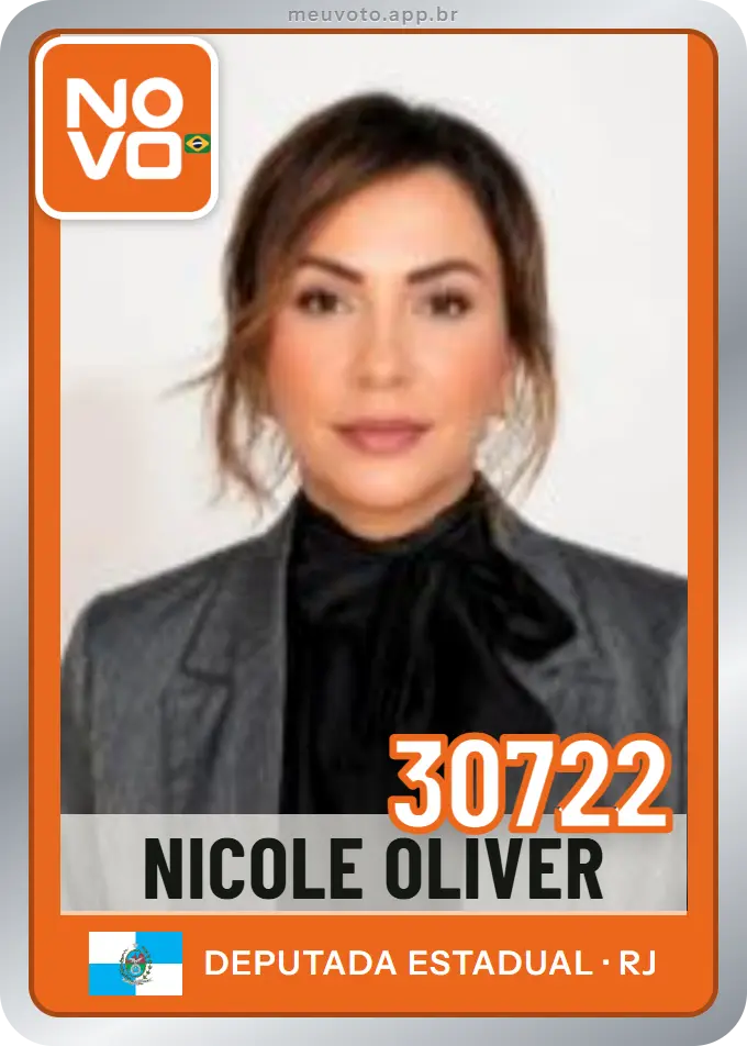 Carta de Nicole Oliver, número 30722, Novo