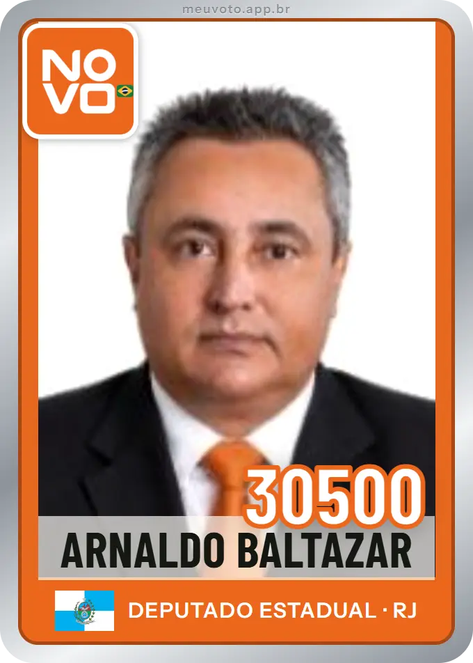 Carta de Arnaldo Baltazar, número 30500, Novo