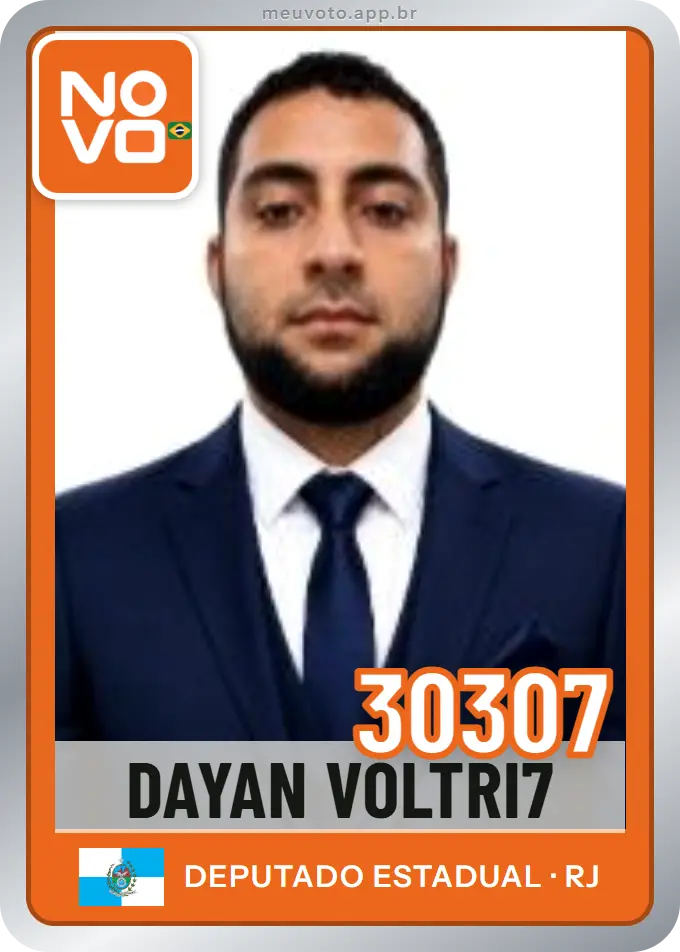 Carta de Dayan Voltri7, número 30307, Novo