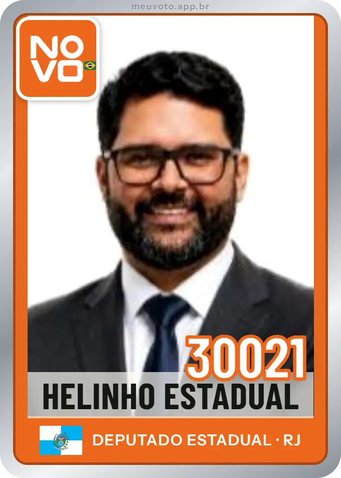 Carta de Helinho Estadual, número 30021, Novo