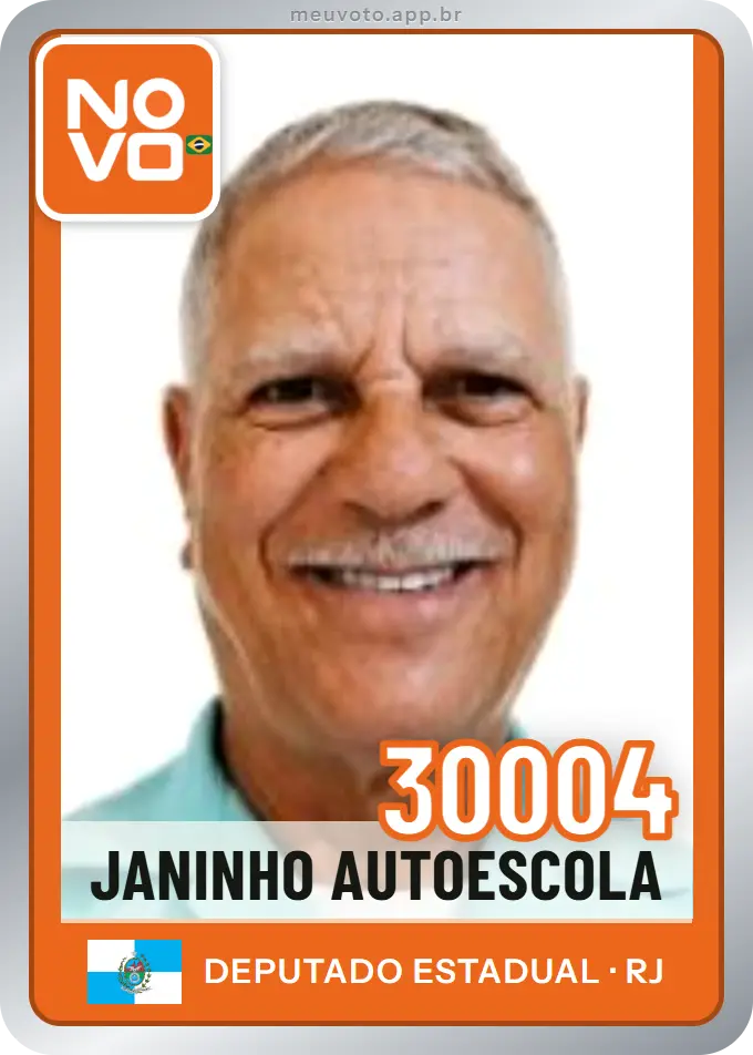 Carta de Janinho Autoescola, número 30004, Novo