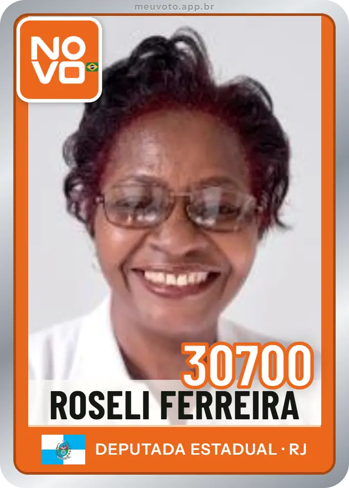 Carta de Roseli Ferreira, número 30700, Novo