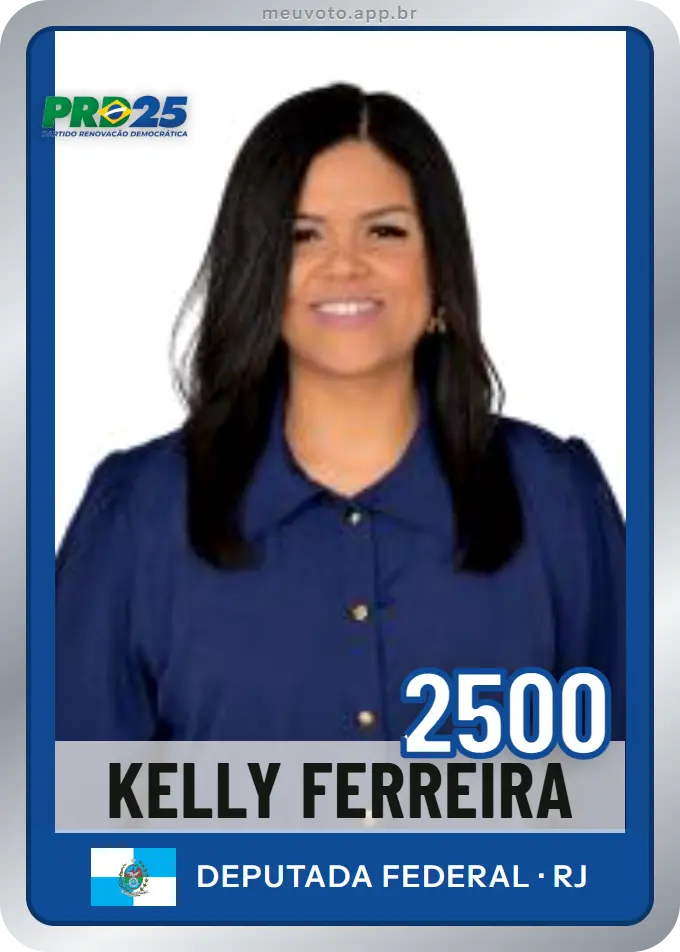 Carta de Kelly Ferreira, número 2500, PRD