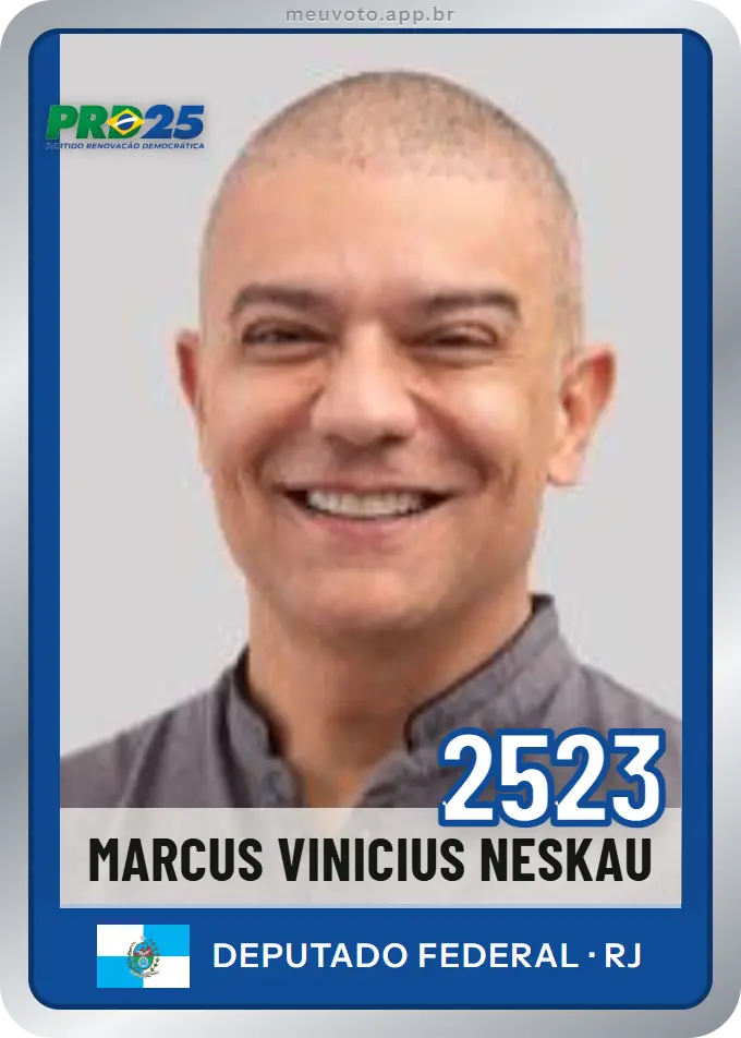 Carta de Marcus Vinicius Neskau, número 2523, PRD
