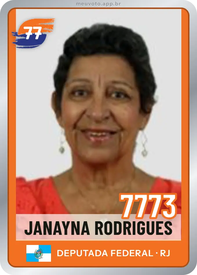 Carta de Janayna Rodrigues, número 7773, Solidariedade