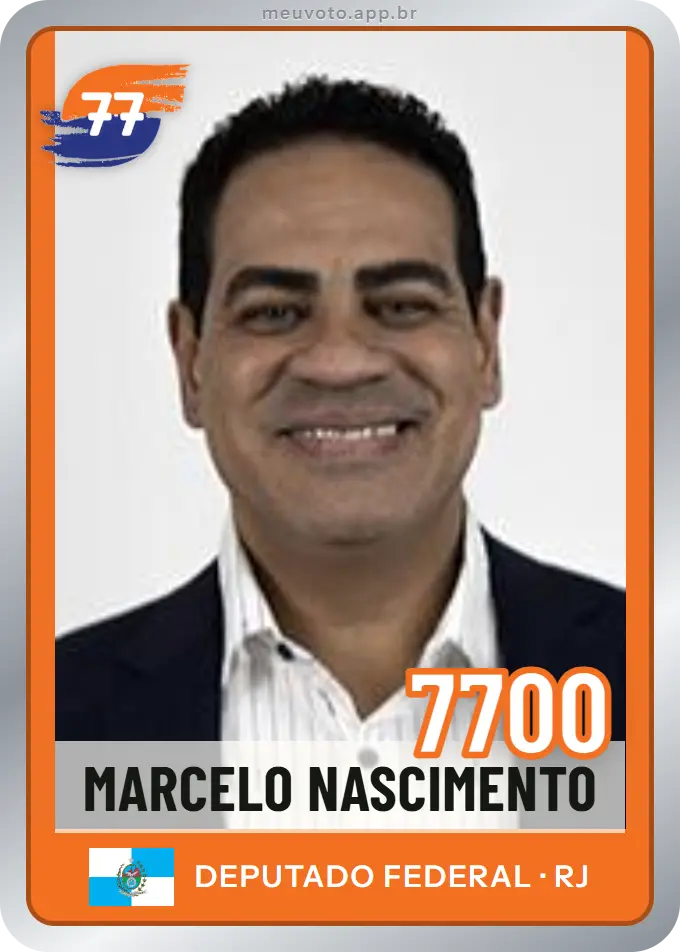 Carta de Marcelo Nascimento, número 7700, Solidariedade