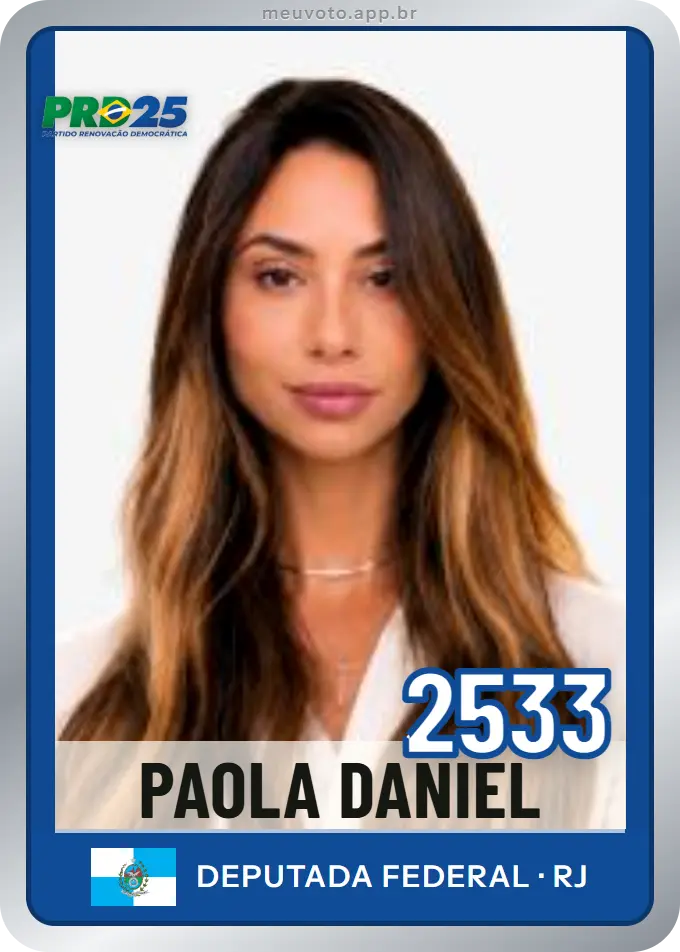 Carta de Paola Daniel, número 2533, PRD