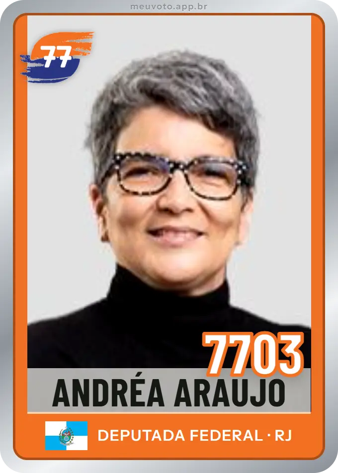 Carta de Andréa Araújo, número 7703, Solidariedade