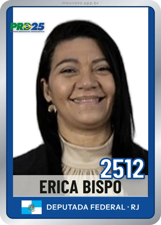 Carta de Erica Bispo, número 2512, PRD