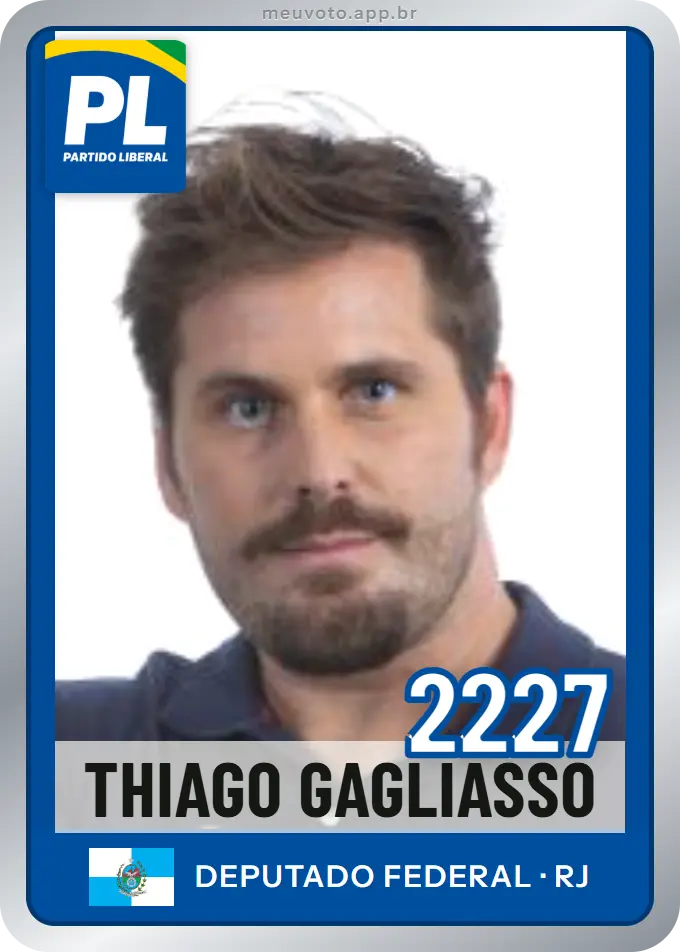 Carta de Thiago Gagliasso, número 2227, PL