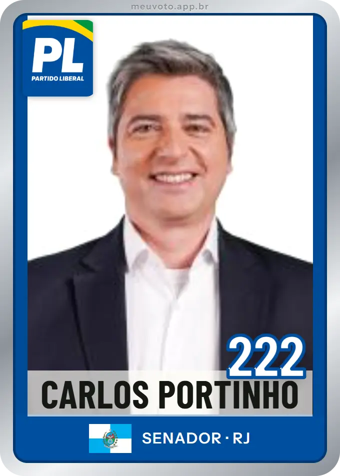 Carta de Carlos Portinho, número 222, PL