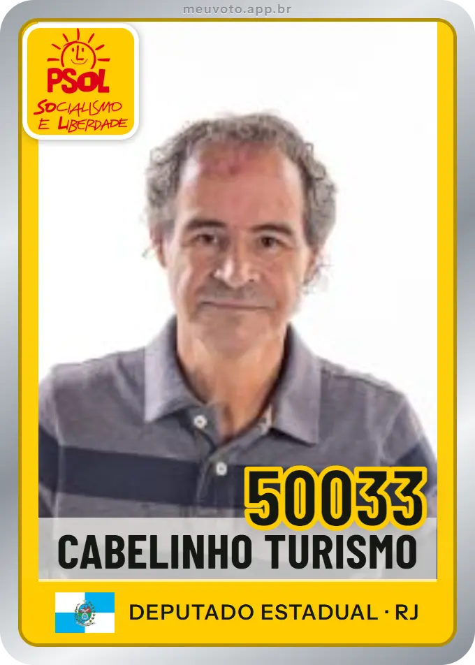 Carta de Cabelinho Turismo, número 50033, PSOL