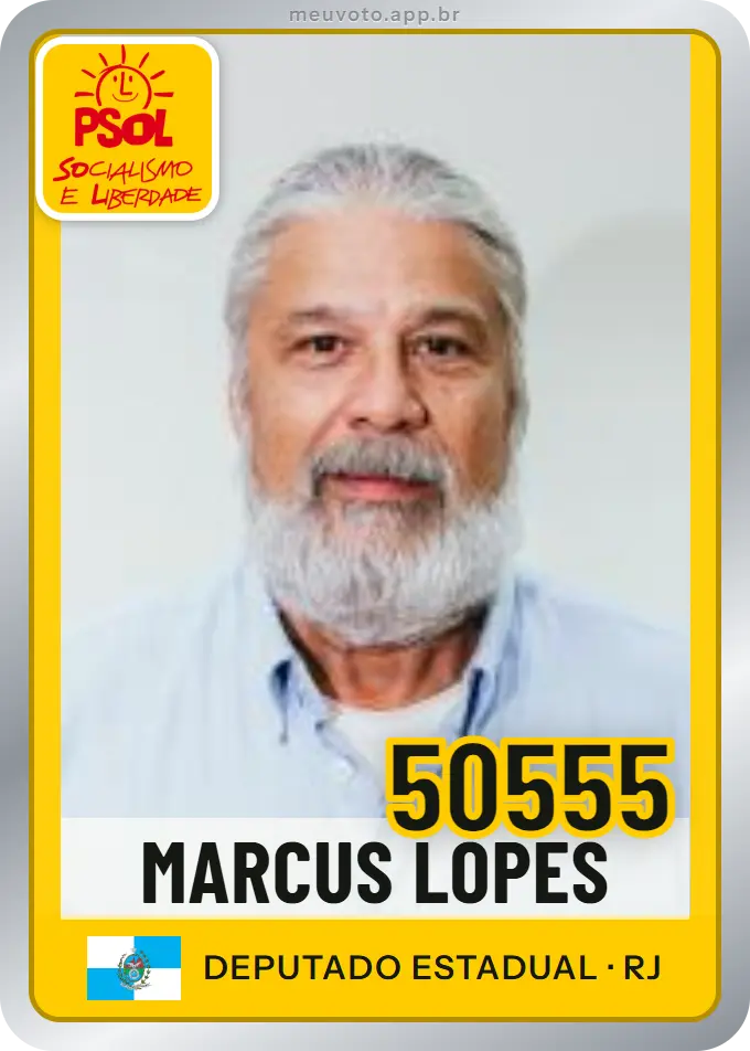 Carta de Marcus Lopes, número 50555, PSOL