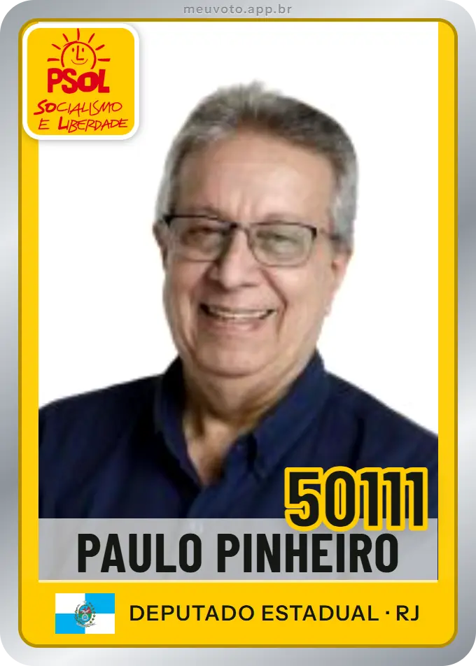 Carta de Paulo Pinheiro, número 50111, PSOL