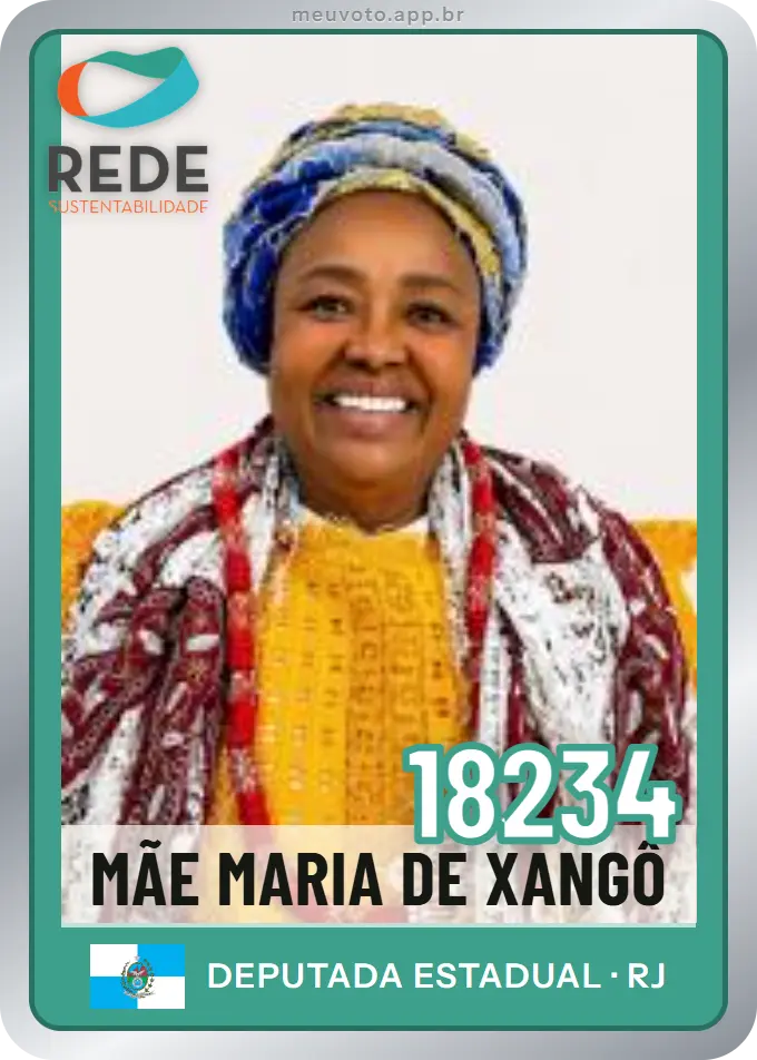Carta de Mãe Maria de Xangô, número 18234, Rede