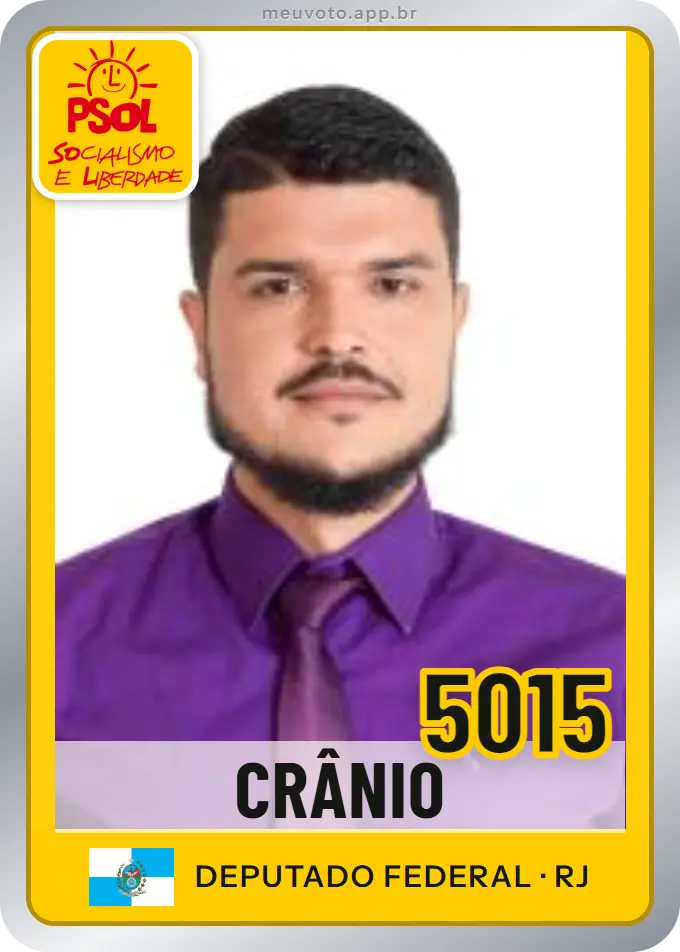 Carta de Crânio, número 5015, PSOL