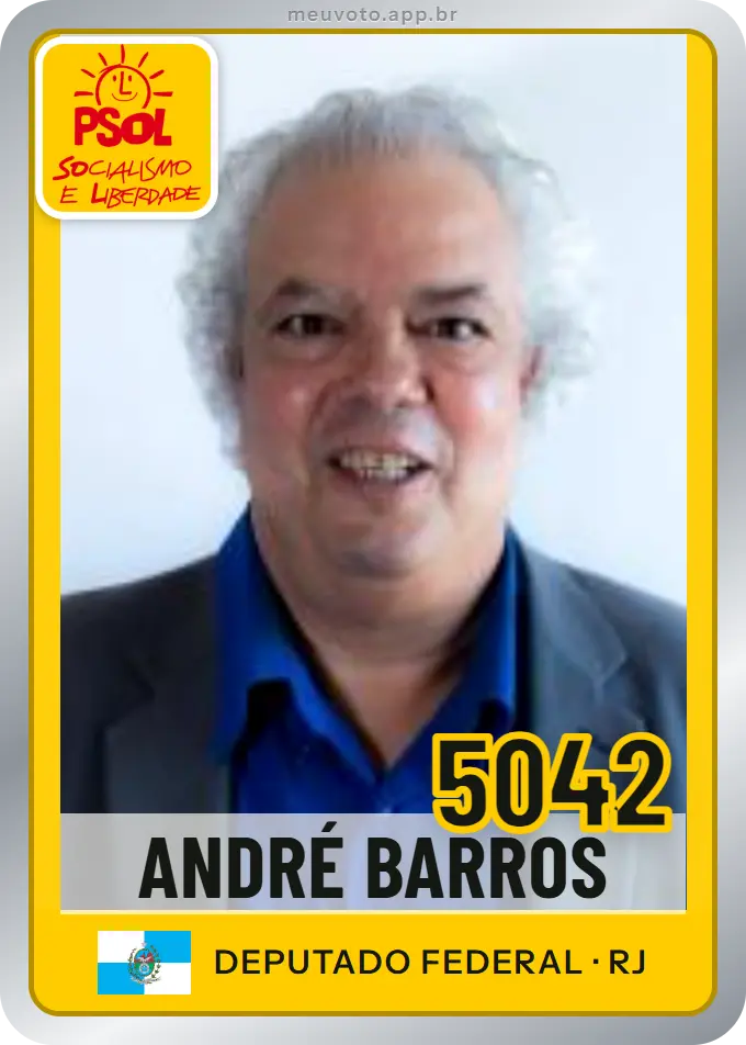 Carta de André Barros, número 5042, PSOL