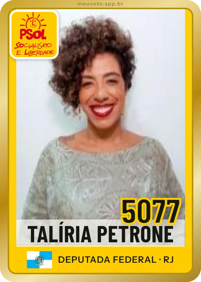 Carta de Talíria Petrone, número 5077, PSOL
