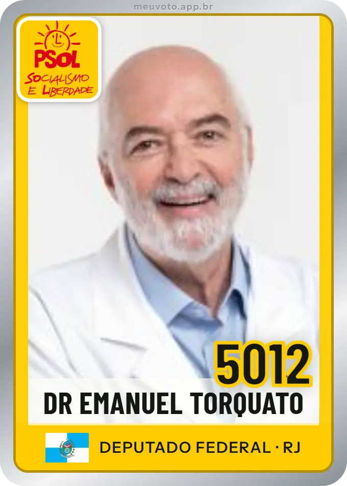 Carta de Dr Emanuel Torquato, número 5012, PSOL