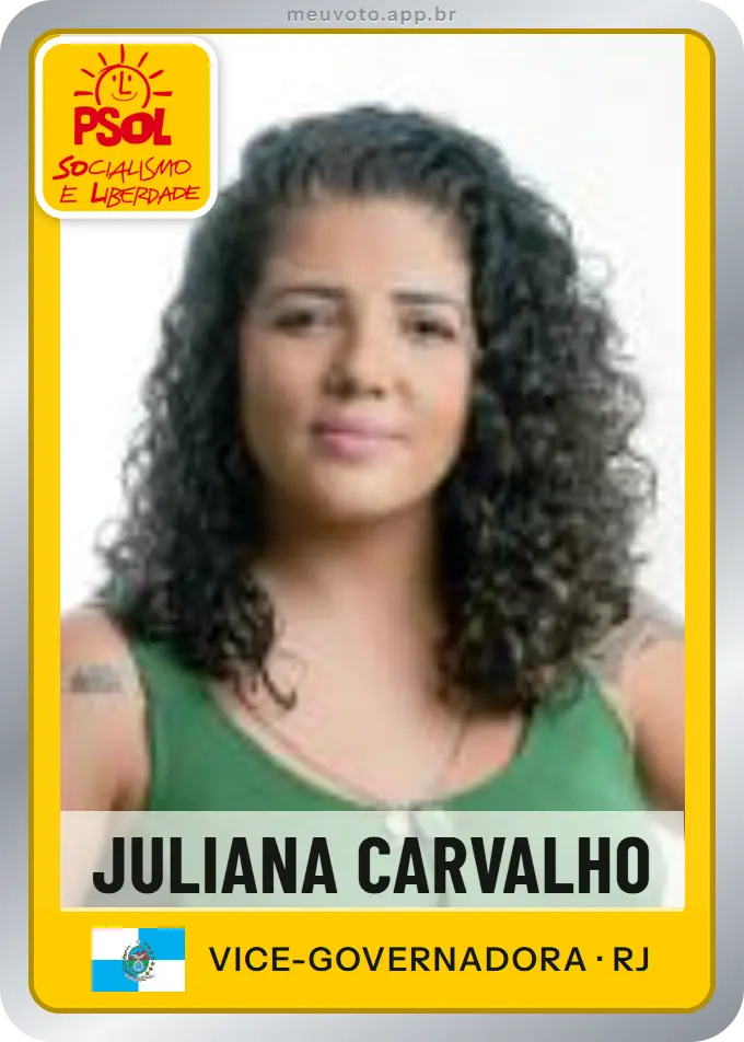 Carta de Juliana Carvalho, PSOL