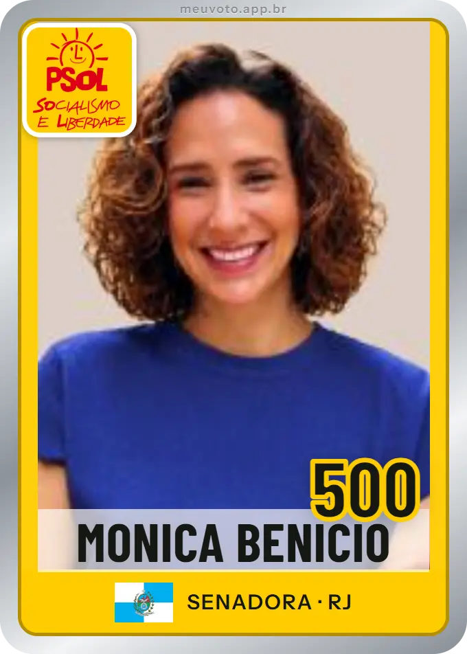 Carta de Monica Benicio, número 500, PSOL