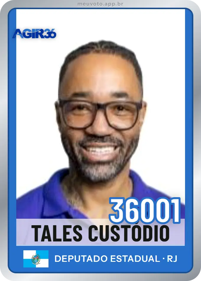 Carta de Tales Custódio, número 36001, Agir