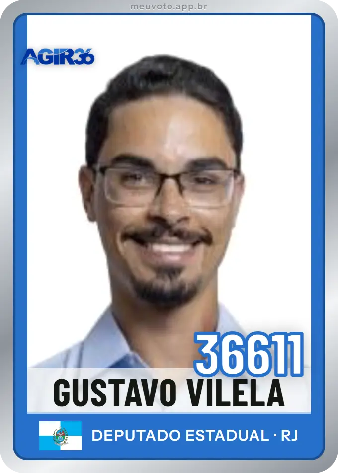 Carta de Gustavo Vilela, número 36611, Agir