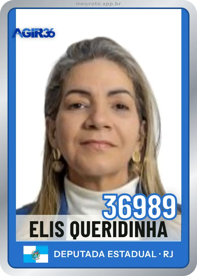 Carta de Elis Queridinha, número 36989, Agir