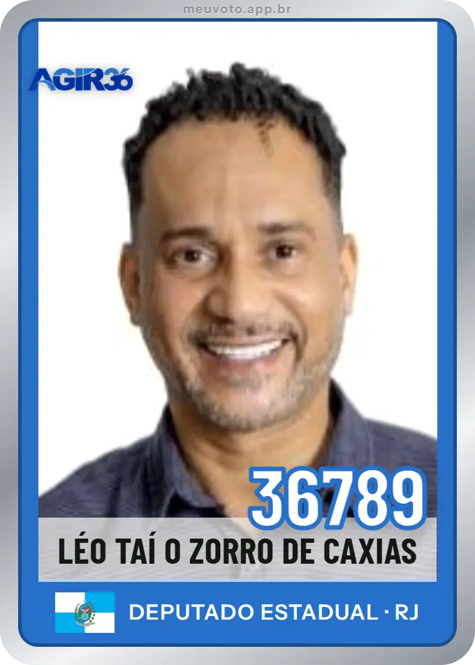 Carta de Léo Taí O Zorro de Caxias, número 36789, Agir