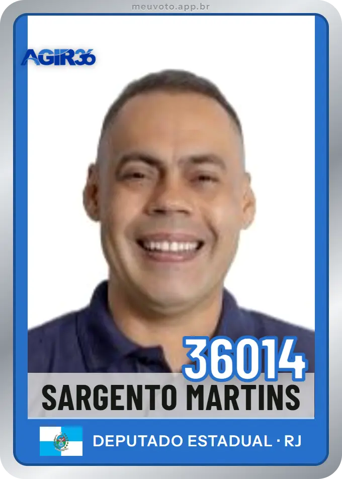 Carta de Sargento Martins, número 36014, Agir