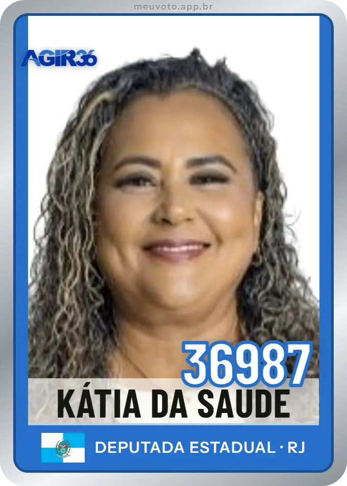 Carta de Kátia da Saúde, número 36987, Agir