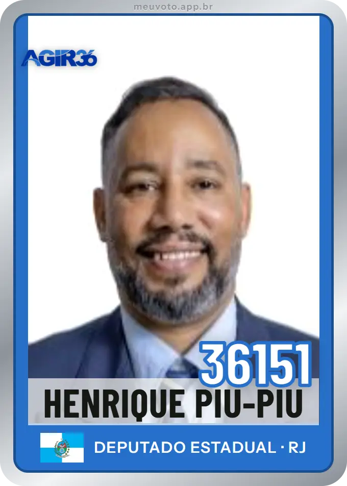 Carta de Henrique Piu-Piu, número 36151, Agir