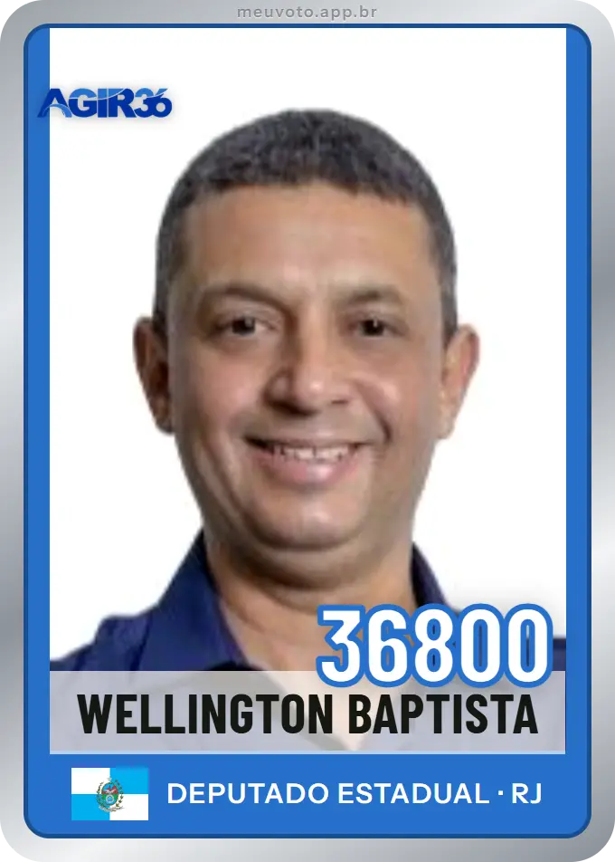 Carta de Wellington Baptista, número 36800, Agir