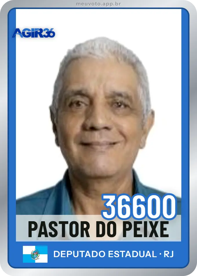 Carta de Pastor do Peixe, número 36600, Agir