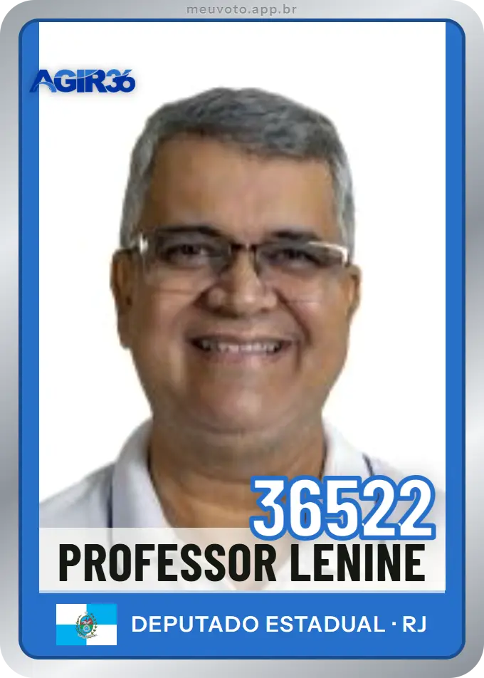 Carta de Professor Lenine, número 36522, Agir