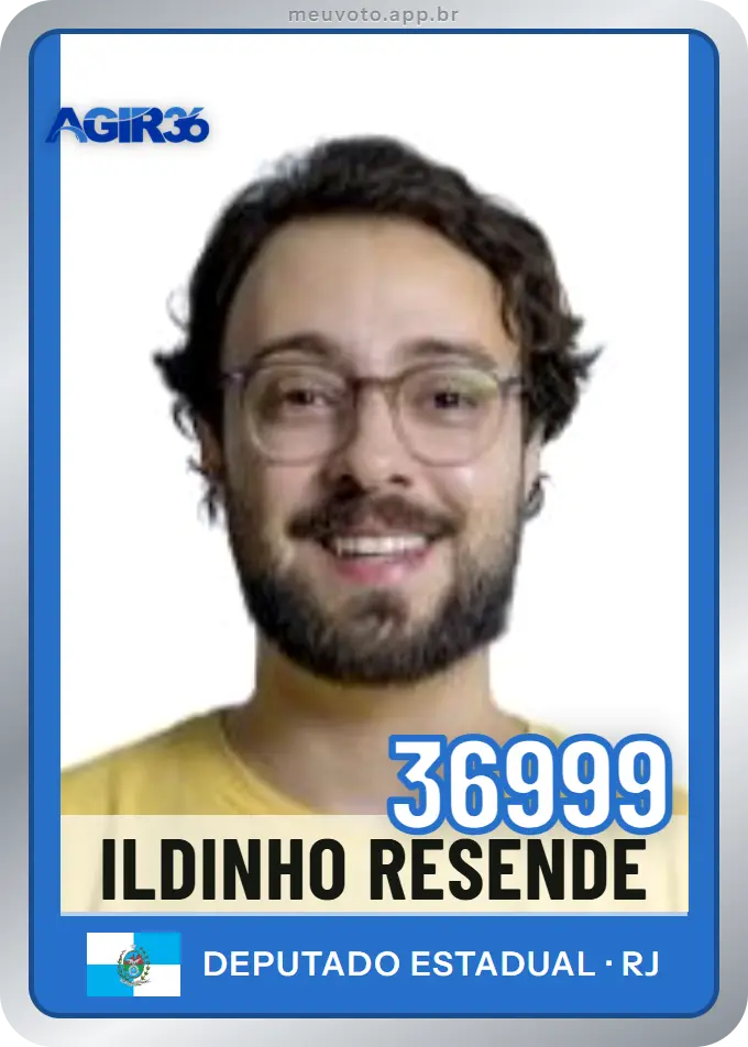 Carta de Ildinho Resende, número 36999, Agir