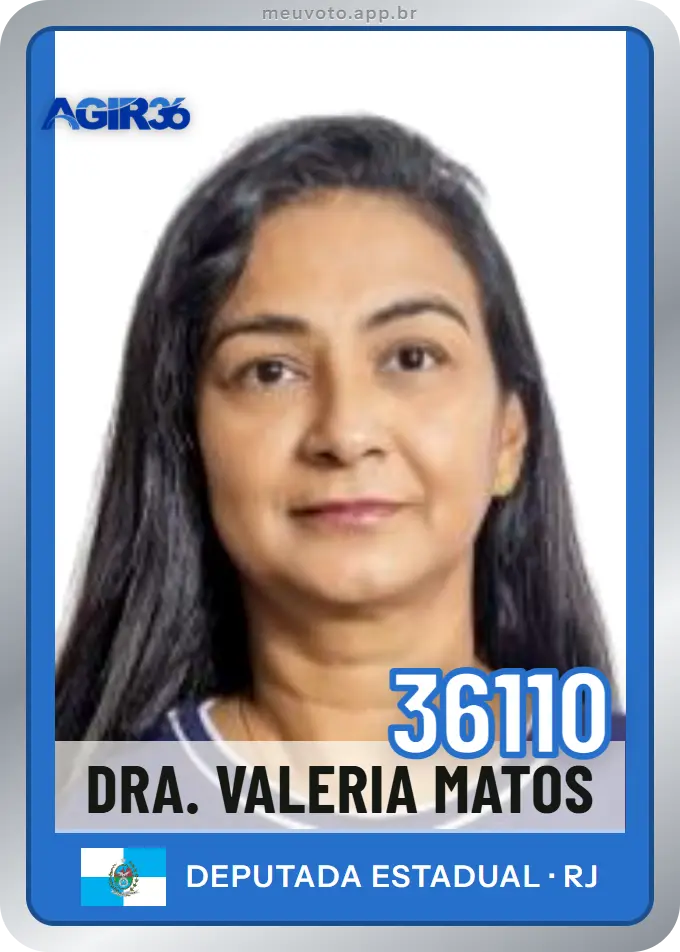 Carta de Dra. Valeria Matos, número 36110, Agir