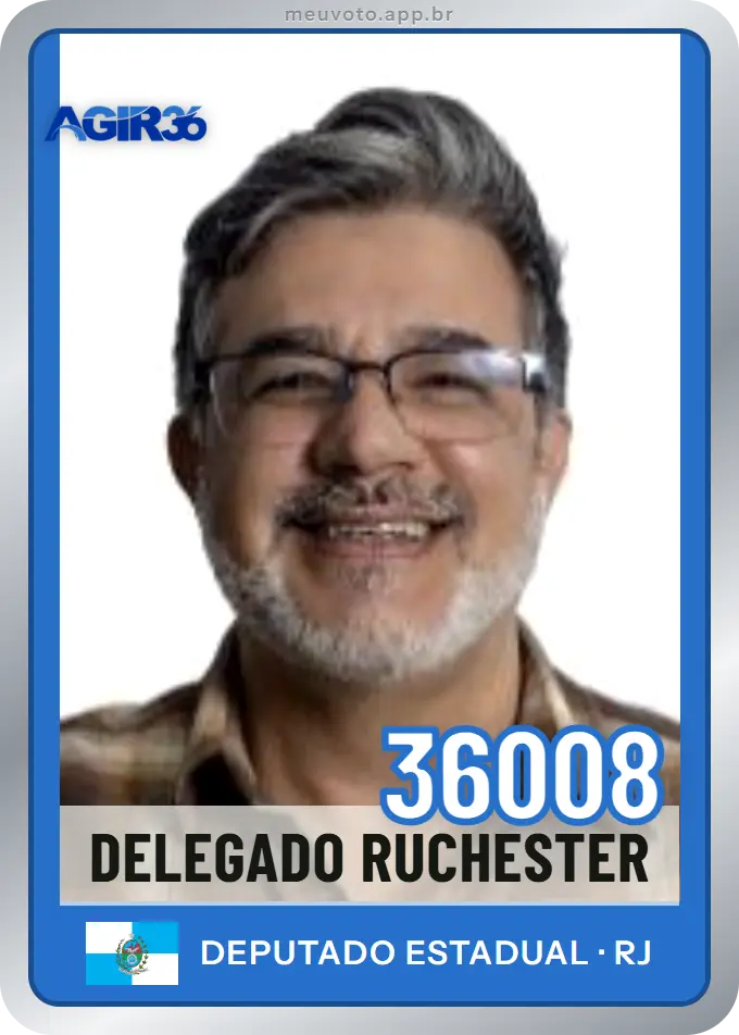 Carta de Delegado Ruchester, número 36008, Agir