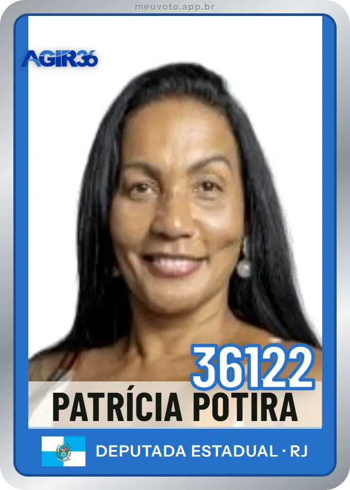 Carta de Patrícia Potira, número 36122, Agir