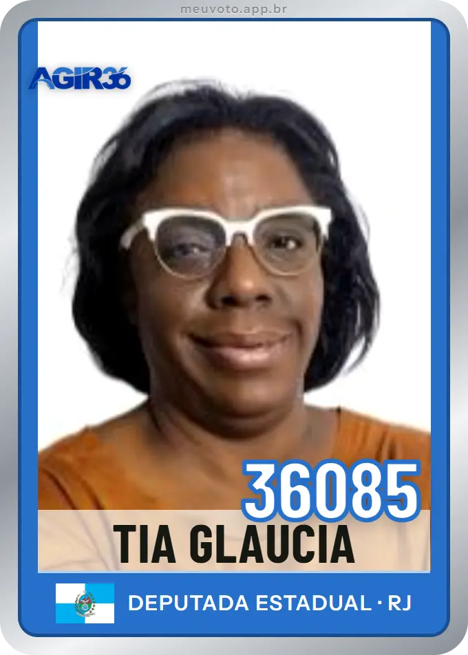 Carta de Tia Glaucia, número 36085, Agir