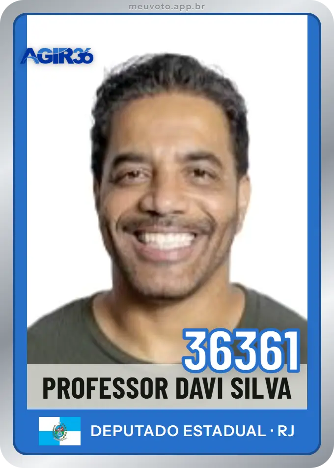 Carta de Professor Davi Silva, número 36361, Agir